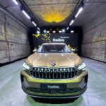 Inna Puhajkova Instagram - Nová generace Škoda Kodiaq byla konečně odhalena 🙌 Přichází ve čtyřech mozorizacích a vůbec poprvé i v plug-in verzi hybrid iV s dojezdem 100km. Vybrali byste si? 🫠 A případně jakou barvu? U mě vede novinka Bronx🤎 Děkuji za pozvání na krásnou akci @skodacr @skodagram #skoda #kodiaq #worldpremiere #newgeneration #berlin #germany #beautiful #cars #simplyclever Berlin,Germany