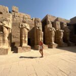 Inna Puhajkova Instagram - Na skok za egyptskými památkami a novými zážitky 🇪🇬🙌 #birthdaytrip #egypt #newadventures #travellover #beautiful #place #history #karnak #temple #luxor #traveltheworld Karnak Temple, Luxor