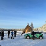 Inna Puhajkova Instagram - Další krásný zážitek s Fabia RS Rally2 🤩💚 Navíc v nádherném prostředí švédské zasněžené krajiny to absolutně nemělo chybu! @skodacr a @skodamotorsport 🫶 #fabiarsrally2 #skoda #skodamotorsport #sweden #4x4winterexperience #presstrip #beautifulweekend #frozenlake #östersund #funtime #grateful Östersund, Jämtland, Sweden