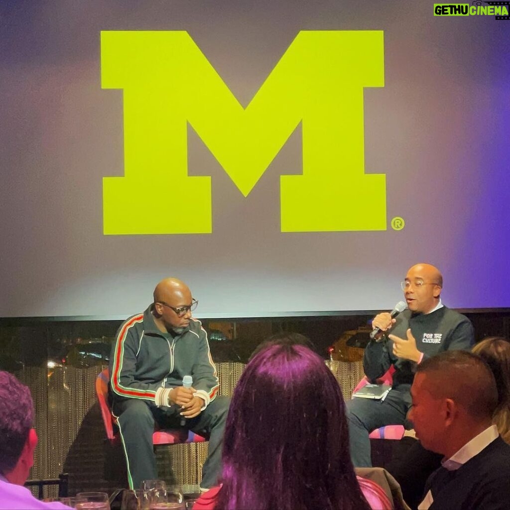 Inspectah Deck Instagram - Salute to the #MichiganWolverines I had the honor to join #RossExecEd #ForTheCulture chat led by Marcus Collins, Michigan professor of Marketing and author of the book "For The Culture" Thank you folks for that wonderful and enlightening experience . Shout out all my fam in Detroit, Lansing, Flint and the Zoo 👐🏾👐🏾 #universtyofmichigan #wutang