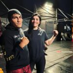Irene Aldana Instagram - La de hoy con @hoodleermtz 🌑🥊 #training #ufc #mma #gym #lobomma #mexico #hechoenmexico #team #teammates #machin #teamirene