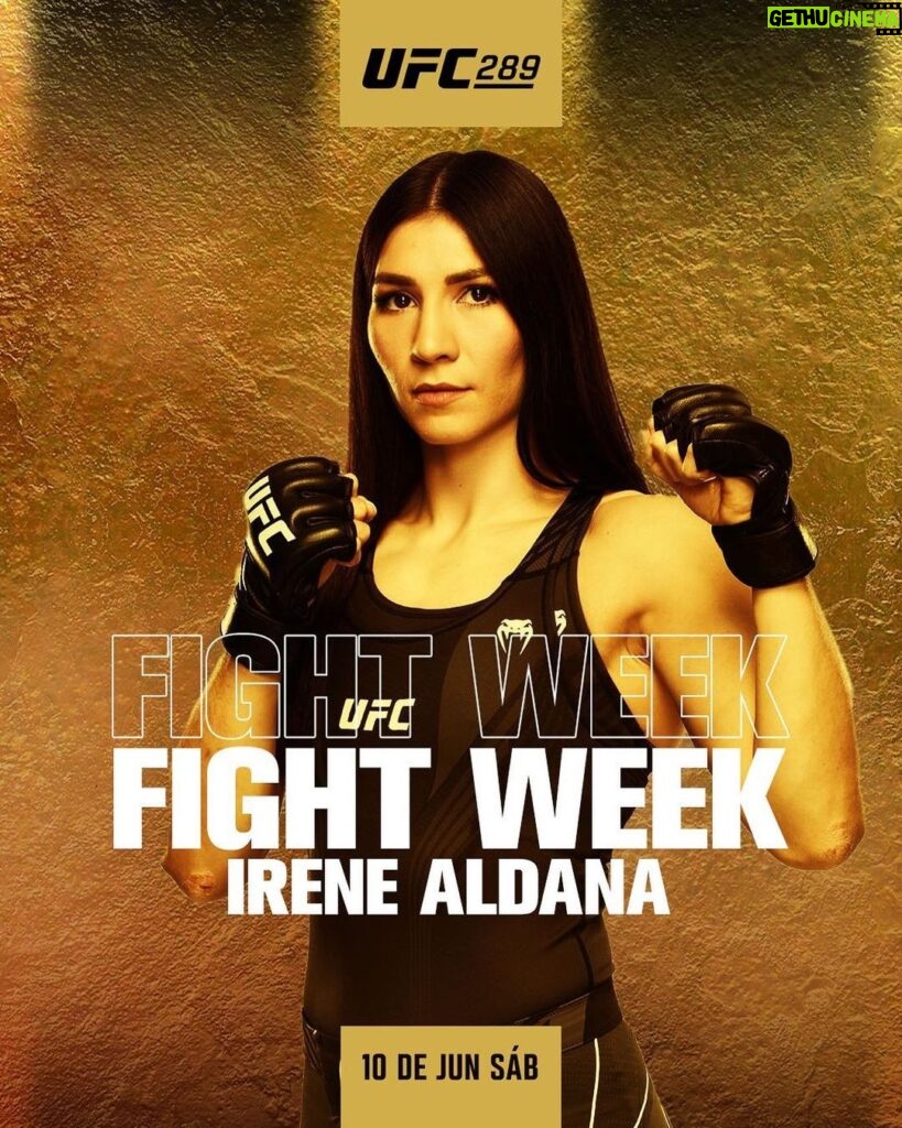 Irene Aldana Instagram - UFC 289 F I g h t W e e k #mma #ufc #ufc289 #fightweek #mexicanjaguar #mexico #andnew