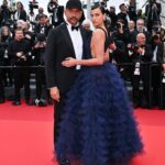 Irina Shayk Instagram - Last nite in Cannes @giorgioarmani 💙 @messikajewelry with my 🔥 @riccardotisci17 🖤