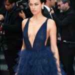Irina Shayk Instagram - Last nite in Cannes @giorgioarmani 💙 @messikajewelry with my 🔥 @riccardotisci17 🖤