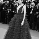 Irina Shayk Instagram - Last nite in Cannes @giorgioarmani 💙 @messikajewelry with my 🔥 @riccardotisci17 🖤