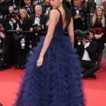 Irina Shayk Instagram - Last nite in Cannes @giorgioarmani 💙 @messikajewelry with my 🔥 @riccardotisci17 🖤