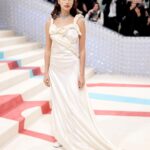 Irina Shayk Instagram - I am honored to wear this masterpiece tonight for Met Gala @yohjiyamamotoofficial . This is an archive dress from SS1998 collection. I was always a big admirer of mister Yohji and his talent. Thank you Mr Yohji and all his team to make my dream come true. @anakhouri 💎