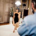 Irina Shayk Instagram - Special trip to Paris for the one and only @Schiaparelli🖤. Thank u for making me a part of your vision again Daniel 🖤 @danielroseberry @piergiorgio @_mariechaix_ @patmcgrathreal @guidopalau