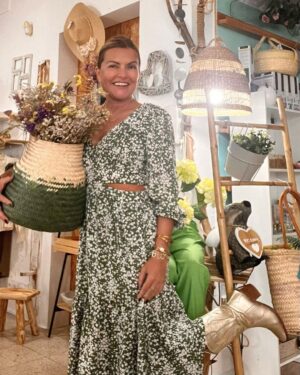 Isabel Angelino Instagram - Flower Power 💐Cores de Outono na @turkanaturkana 💚