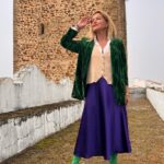 Isabel Angelino Instagram - Manhã com algum nevoeiro mas sempre com alegria em Avis 💚💜 Avis Alentejo