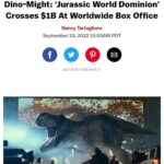 Isabella Sermon Instagram - Jurassic World Dominion has crossed $1 Billion in the global box office!!! Thank you so much to everyone who made this possible 😁