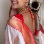 Ishita Dutta Instagram - Festive ready in @sacredweaves ❤️❤️❤️ Styled by @styledbynikinagda