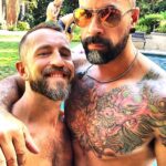 Israel Zamora Instagram – Such a fun weekend! @gay_losangeles #poolparty #queer #beautifulmen #sexygay #scuff #scruffygay #musclegay #muscles #tattoo #beards #daddy