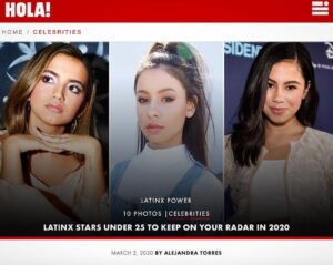 Izabella Alvarez Instagram - proud to be alongside these talented latinas <3
