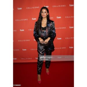 Izabella Alvarez Instagram - thank you to everyone who came out to support me at the LA premiere of @collisionsmovie last night ♡ 
small movie with a big message ! 
stylist: @veronica.graye 
hair: @lucy_gedjeyan 
makeup: @jennagaragiola