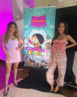 Izabella Alvarez Instagram - m i a m i press day for @thecasagrandes 💜💜 such a fun filled day w @allybrooke 
thank you @despiertamerica for having us !!
stylist: @veronica.graye 
makeup: @sidneyjamila 
hair: @gena_sullivan_