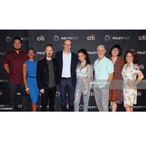 Izabella Alvarez Instagram - paleyfest 2019 🧡
thank you @paleycenter for having me & the cast #thecasagrandes 
stylist: @veronica.graye 
m&h: @crabichuk