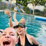 Jaime Pressly Instagram – Everything is better when your BF’s come over. Sometimes you just have to embrace the moment and let it all go. I am so fortunate to have the same friends I grew up with. I love you ladies like the day is long. Best weekend ever! #bff #phenomenalwoman #highschool #besties #goodforthesoul