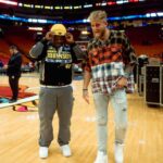 Jake Paul Instagram - my pure speed, athleticism, and 99 awareness rating helped me avoid getting jumped so I can still flick up this fit this morning. Miami Beach, Florida