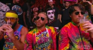 James Cipperly Instagram - King of Trios Season.
.
.
.
#baybee #monday #trios #kingoftrios #aew #aewdynamite #aewrampage #scouting #beer #veryevil #coaching #wrestling