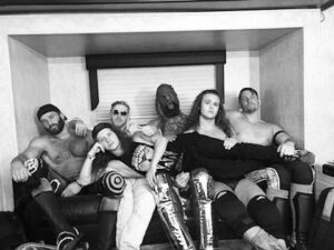James Cipperly Instagram - Friends Gang
.
.
.
#baybee #Monday #friends #couch #trailer #AEW #Trailer #lounging