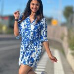Janani Ashok Kumar Instagram - 💙🤍 📸: @madhumitha_sivasankar Netherlands,amsterdam
