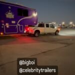 Janice Faison Instagram - Big Boi’s trailer on the way to work!