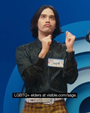 Jared Goldstein Instagram - If there’s anything I like more than game shows it’s the Old Gays. @visiblemobile gave me both 🙌 (Watch full show at their profile.) #VisiblePartner @theoldgays @sageusa