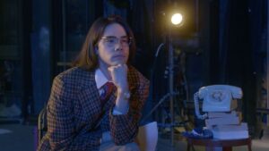 Jared Goldstein Instagram - Thanks @5sos for making my Jiminy Glick dream come true! Please enjoy this sketch I wrote, directed by @kitkattheastronaut