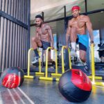 Jason Derulo Instagram – Always crazy when me and bro get in the lab. Tag your workout partner 💪🏾💪🏾 Bali, Indonesia