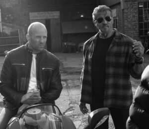 Jason Statham Instagram - With the big man himself..@officialslystallone 
#expendables4
#TheCreator
📸@danielsmithphotography