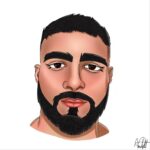 Jazzul Escada Instagram - 🖍I’m loving this doodle from @dodd_doodles🙀❗️You did such a great job with my eyebrows. If you want your own, DM him cuz he won’t disappoint. Instagram: @dodd_doodles Contact: dodd_doodles@outlook.com