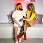 Jazzul Escada Instagram - What do you think @_shyannelindsay is saying to me❓❓ Just me and my main after our Boston Queerly virtual pride performance at @trill.fit.