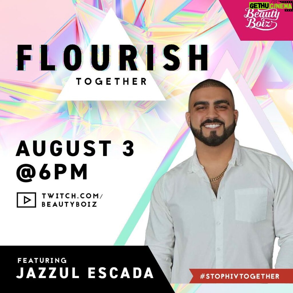 Jazzul Escada Instagram - Join us TONIGHT 6pm PST / 8pm CT for 🌸FLOURISH TOGETHER FLOURISH🌸 This year BeautyBoiz is bringing awareness to the #StopHIVTogether campaign with a magical and memorable event bringing the LGBTQIA+ community together. let's #FlourishTogether Link in Bio! BeautyBoiz-@beautyboizevents @thekennedycolby @jazzulescada @chantar @ivanalysette @thequeerindigo @roulette_delgato @jaidengraysonmusic @kidkayla.c @omnimomento #FlourishTogether #stophivtogether