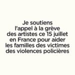 Jeanne Added Instagram - Je ne joue pas le 15 mais j’appelle à la grève et je donne à la cagnotte de @legal_team_antiraciste (lien cagnotte dans leur bio) 🤍 (merci @thepsychoticmonks et @melissalaveaux)