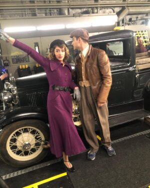 Jeff Ward Instagram - I broke my toe the day before we started the time travel season