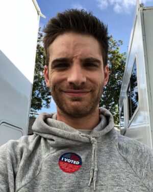 Jeff Ward Instagram - Voting is tight! And democratic AF! I wish this feeling on all of you.