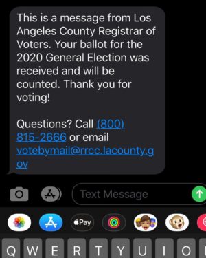 Jeff Ward Instagram - Check if your mail in vote was counted. Or go vote in person on Tuesday. Would I be surprised if this was the post that made you vote? Yes I would be. But who cares, just definitely definitely vote. #vote