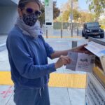 Jennifer Aniston Instagram - #IVOTED for @joebiden and @kamalaharris. I dropped my ballot off, and I did it early 👏🏼 I voted for them because right now this country is more divided than ever. Right now, a few men in power are deciding what women can and can’t do with their own bodies. Our current President has decided that racism is a non-issue. He has repeatedly and publicly ignored science... too many people have died. ⠀ I urge you to really consider who is going to be most affected by this election if we stay on the track we’re on right now... your daughters, the LGBTQ+ community, our Black brothers and sisters, the elderly with health conditions, and your future kids and grandkids (who will be tasked with saving a planet that our leadership refuses to believe is hurting). ⠀ ⠀ This whole thing isn’t about one candidate or one single issue, it’s about the future of this country and of the world. Vote for equal human rights, for love, and for decency. ⠀ ❤️🗳⠀ ⠀ ⠀ PS - It’s not funny to vote for Kanye. I don’t know how else to say it. Please be responsible 🙏🏼