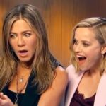 Jennifer Aniston Instagram - The Green sisters on the internet this morning like... 😳🤯 Congrats to entire @themorningshow family!! @goldenglobes