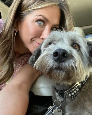 Jennifer Aniston Instagram - Girl’s best friend... bring Clyde to work day.