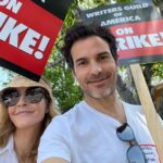 Jennifer Finnigan Instagram - Cast and writers who still adore each other, strike together. Supporting and fighting for our AMAZINGLY TALENTED WRITERS, to ensure that the writers, and directors and actors—get paid what we have rightfully earned. The greed has gone far enough. Support our artists!!!!!!! #wgastrong #wgastrike #sagaftramembers @salvationcbs @santiagoc Los Angeles, California