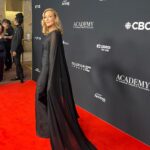 Jennifer Finnigan Instagram - What a beautiful night it was last night, to be celebrated by the @thecdnacademy for our work on @moonshineseries !!!!!! And to top it off, I had the honor of wearing the brilliant Canadian designer @daviddixoninc ‘s STUNNING gown!!!! Thank you to @eone_tv and the @thecdnacademy for such a brilliant and beautiful night with my fellow amazing cast mates!!!!!! Photos by @georgepimentel1 #madeincanada ❤️❤️❤️ 🇨🇦 Toronto, Ontario