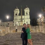 Jennifer Finnigan Instagram - We’re Italian models now. (@jonnysilverman what are we doing?!? 🤦🏼‍♀️) 📸: @drewjrausch The Spanish Steps - Rome, Italy