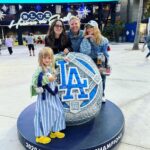 Jennifer Finnigan Instagram - Girls like baseball too (even more so if it includes hot dogs, beer, and a cute hat). Happy Memorial Day Weekend ❤️💙❤️💙 #memorialday #thankyoutothosewhoserve #dodgerstadium @jonnysilverman @jamiecastro_casting @sara_giller @drewjrausch Dodger Stadium