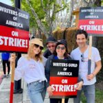 Jennifer Finnigan Instagram - Cast and writers who still adore each other, strike together. Supporting and fighting for our AMAZINGLY TALENTED WRITERS, to ensure that the writers, and directors and actors—get paid what we have rightfully earned. The greed has gone far enough. Support our artists!!!!!!! #wgastrong #wgastrike #sagaftramembers @salvationcbs @santiagoc Los Angeles, California
