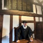 Jennifer Finnigan Instagram – GEEKING OUT in #stratforduponavon , birthplace of Shakespeare…..could have spent 3 days here, steeped in all things Willie Shakes. First pic is the house he was born in (and the room he was born in)….then onto his schoolhouse where he was schooled until age 14 (oh and that’s Jonny in an authentic school master costume 🤦🏼‍♀️)…Shakespeare’s grave….and a Swan on the Avon ❤️❤️❤️ #shakespeare #uk #england Stratford-Upon-Avon, Shakespear’s Birthplace. England. Uk