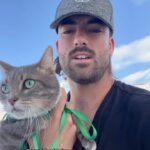 Jennings Brower Instagram - Nyssa+Leash=UNSTOPPABLE🐈‍⬛😂 Los Angeles, California