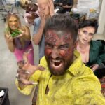 Jennings Brower Instagram - The Spookiest Music Video Ever👻🎥 @paulbutcher @emmanorts @in_the_nic_of_time @g.lanehillman @juliepacino @rosaliemcintire @hawke.productions #pieces #spookyseason #halloween #musicvideo #actor #sfxmakeup Los Angeles, California