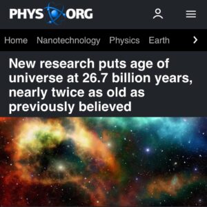 Jeremy Kenyon Lockyer Corbell Instagram - Time to rewrite the history books - again. I feel like this is becoming a weekly thing 🤷🏻‍♂️😂

•••

“many scientists have been puzzled by the existence of stars like the Methuselah that appear to be older than the estimated age of our universe and by the discovery of early galaxies in an advanced state of evolution made possible by the James Webb Space Telescope. These galaxies, existing a mere 300 million years or so after the Big Bang, appear to have a level of maturity and mass typically associated with billions of years of cosmic evolution. Furthermore, they're surprisingly small in size, adding another layer of mystery to the equation.”

READ FULL : https://phys.org/news/2023-07-age-universe-billion-years-previously.html